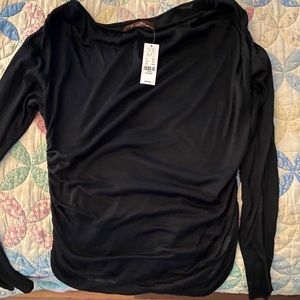 NY&Co Sweet Pea black cowl neck shirt